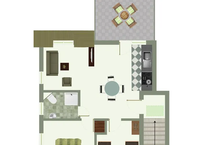 Апартаменты Strandhaus 5 Dg Шпикерог